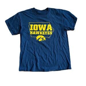 Black Iowa Hawkeyes Short Sleeve T-Shirt